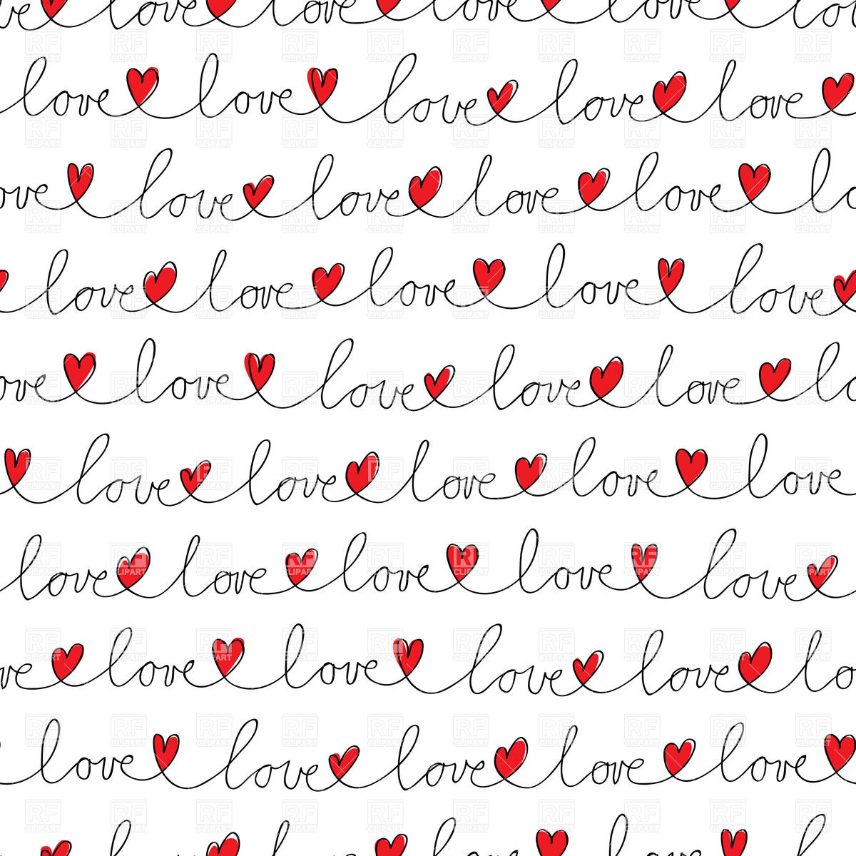 Love Seamless Pattern Vector Image Of Backgrounds, Textures 1200x1200 Love Seamless Pattern Vector Image Of Backgrounds, Textures
