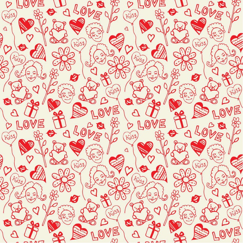 Romantic Love Seamless Pattern Vector Free Vector Graphics All 789x789 Romantic Love Seamless Pattern Vector Free Vector Graphics All
