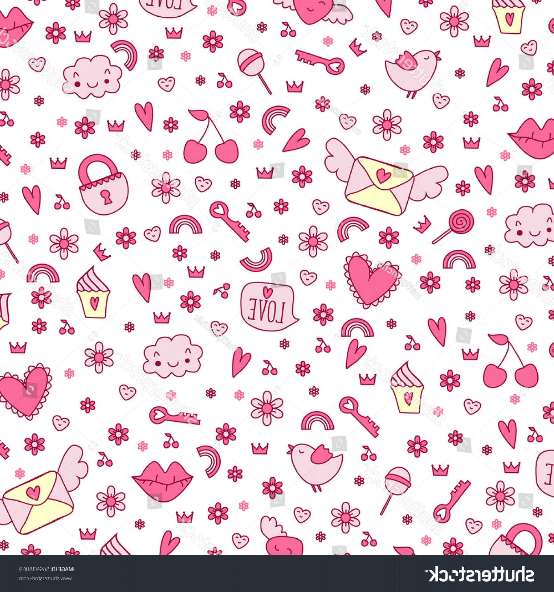 Seamless Cute Icon Love Vector Pattern Soidergi 1798x1920 Seamless Cute Icon Love Vector Pattern Soidergi