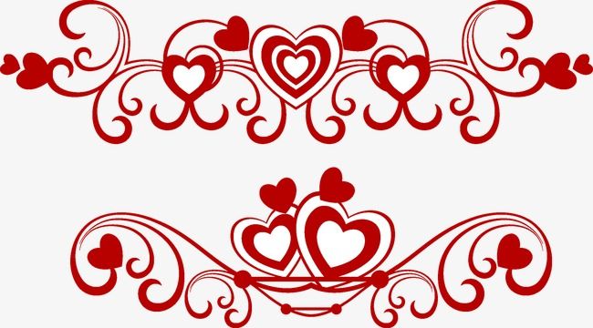 Valentine Love Pattern Border, Valentine Vector, Love Vector 650x360 Valentine Love Pattern Border, Valentine Vector, Love Vector