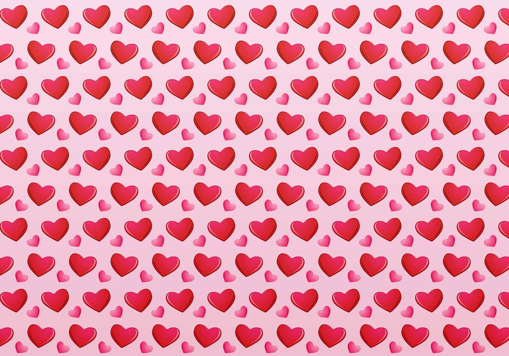 Hearts Pattern Vector Vector Art Graphics 1024x716 Hearts Pattern Vector Vector Art Graphics