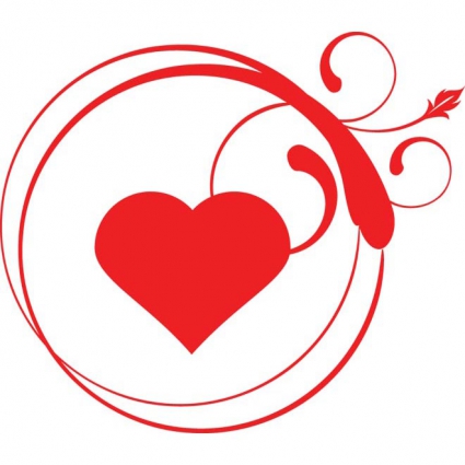 425x425 Love Heart Vector Art Free Free Vectors Ui Download