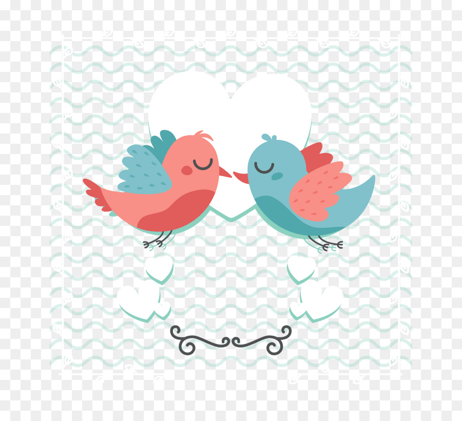 900x820 Lovebird Vector Graphics Clip Art Illustration
