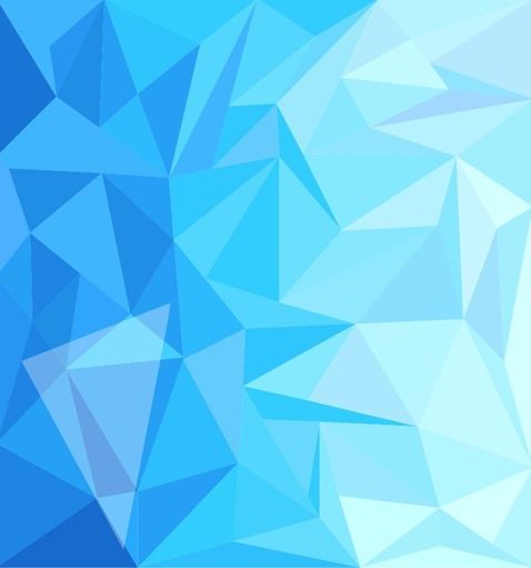 478x511 Blue Low Poly Design Abstract Background Vector Illustration