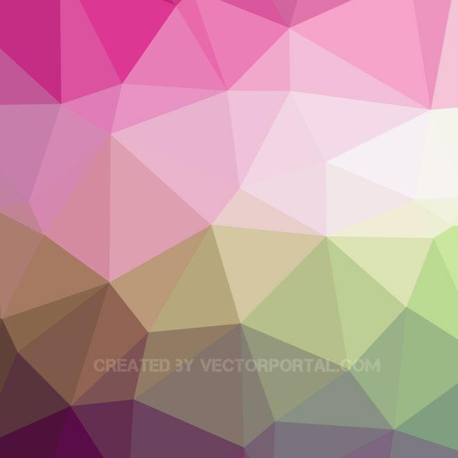 660x660 Low Poly Vector Background