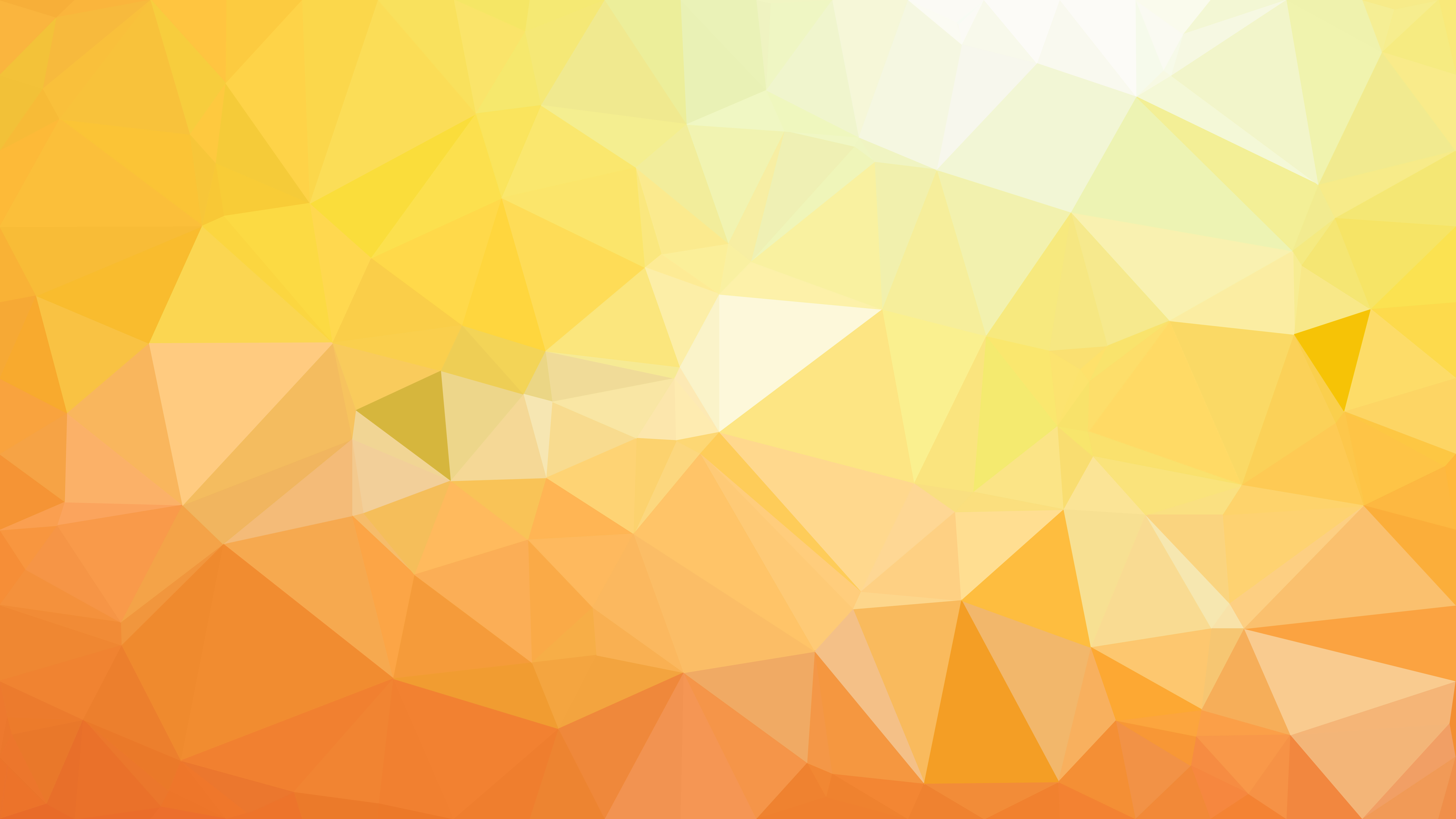 8000x4500 Orange And Yellow Low Poly Background Template Vector Graphic