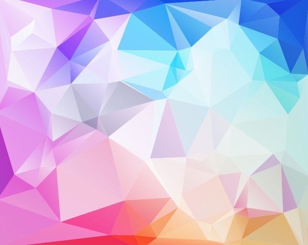 600x478 Abstract Low Poly Background Vector Illustration Free Vector