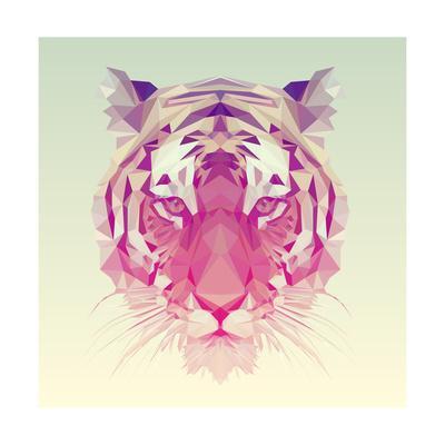 Low Poly Vector Animal Illustration Polygonal Tiger Graphic 400x400 Low Poly Vector Animal Illustration Polygonal Tiger Graphic