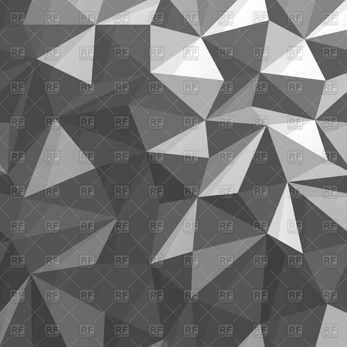 Triangular Low Poly Monochrome Background Vector Image 1200x1200 Triangular Low Poly Monochrome Background Vector Image