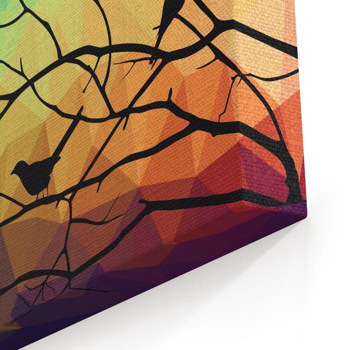 Animal Of Wildlife Bird On Tree Branch And Low Poly Vector 700x700 Animal Of Wildlife Bird On Tree Branch And Low Poly Vector