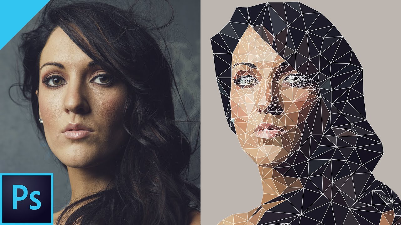 Best Create Vector Low Poly Effect With Photoshop Cc! 1280x720 Best Create Vector Low Poly Effect With Photoshop Cc!
