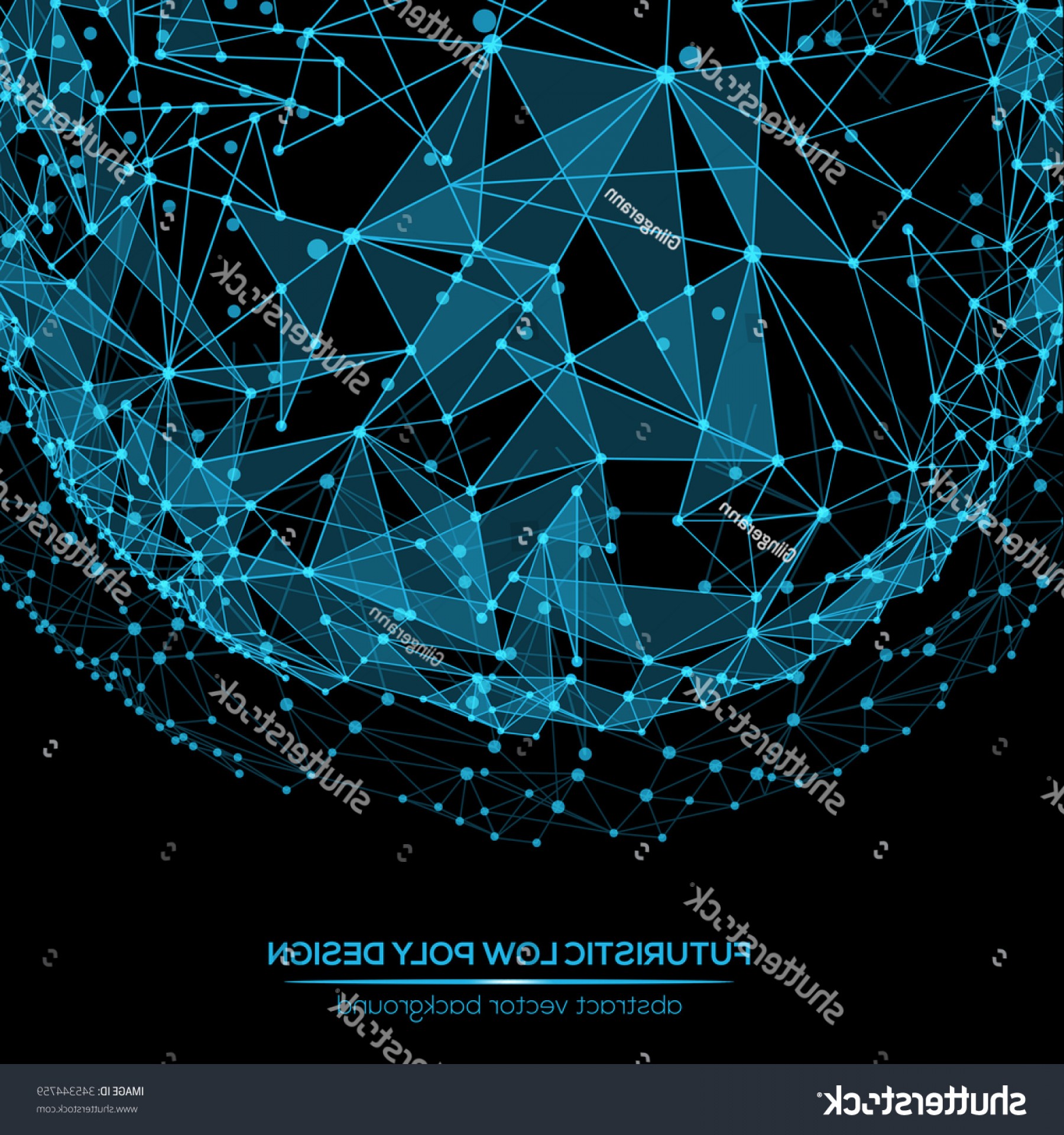 1800x1920 Abstract Low Poly Geometric Technology Vector Handandbeak