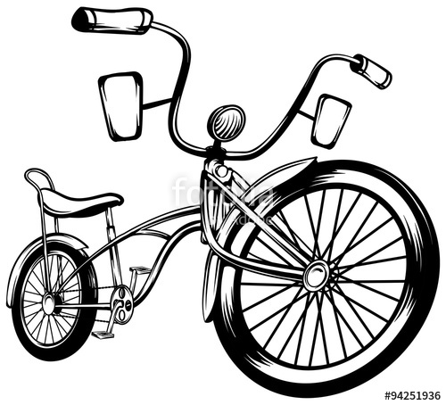 500x454 Lowrider Bike Stock Image And Royalty Free Vector