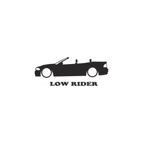 458x458 Lowrider Sticker Free Vector