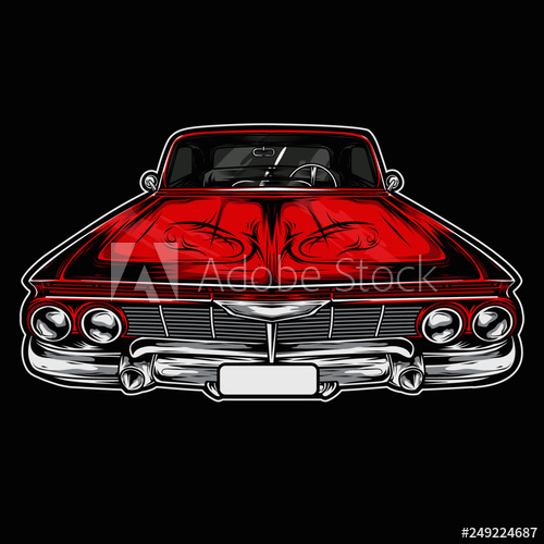 500x500 Colored Lowrider Car