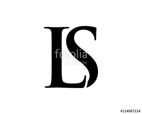 500x400 Ls Letter Logo Stock Image And Royalty Free Vector