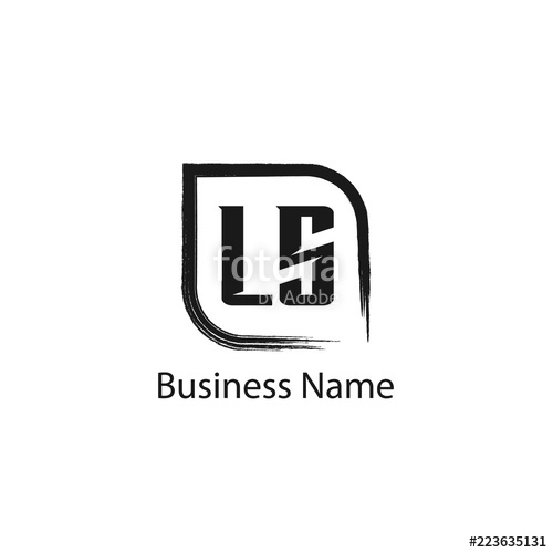 500x500 Initial Letter Ls Logo Template Design Stock Image And Royalty
