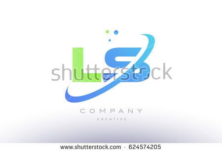 450x309 Ls L S Alphabet Green Blue Swoosh Letter Company Logo Vector Icon