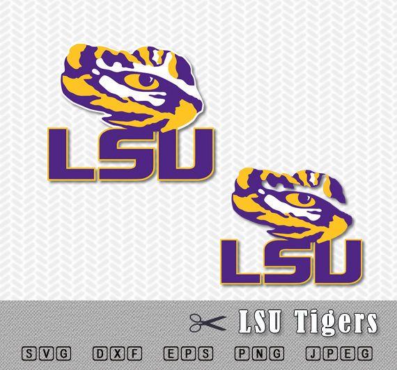 570x532 Lsu Tigers University Louisiana Layered Logo Vector Cut