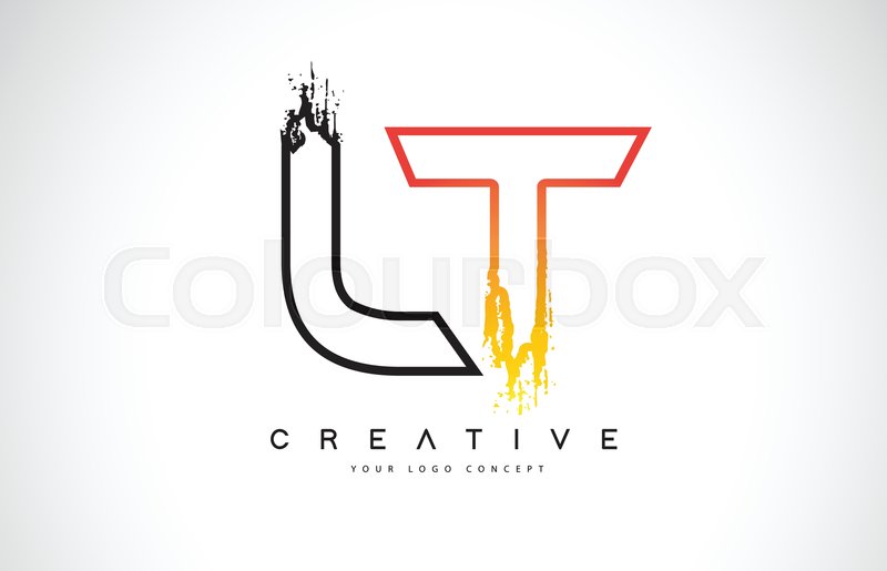 800x515 Lt L T Creative Modern Logo Design Stock Vector Colourbox