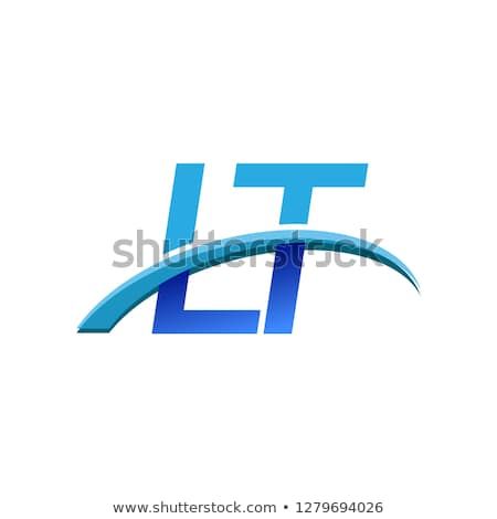450x470 Initial Letter Lt Logotype Company Name Colored Blue And Swoosh