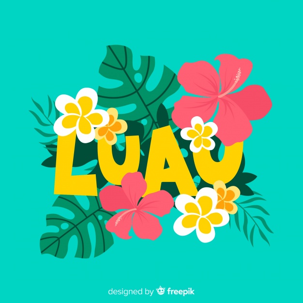 626x626 Hawaiian Luau Background Vector Free Download