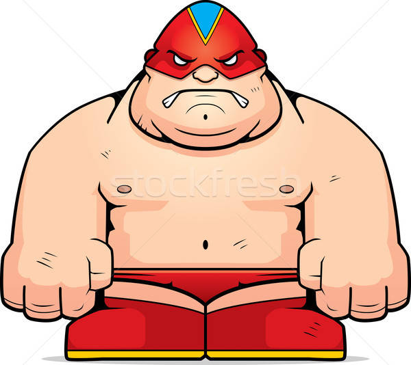 600x534 Big Luchador Vector Illustration Cory Thoman