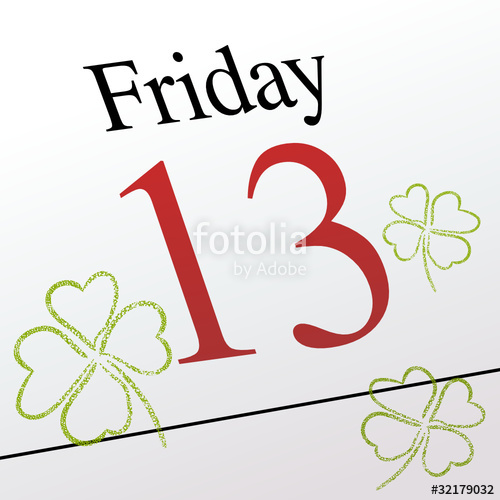 500x500 Friday Lucky Day Stock Image And Royalty Free Vector