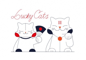 Lucky Cat Free Vector Graphic Art Free Download 285x200 Lucky Cat Free Vector Graphic Art Free Download