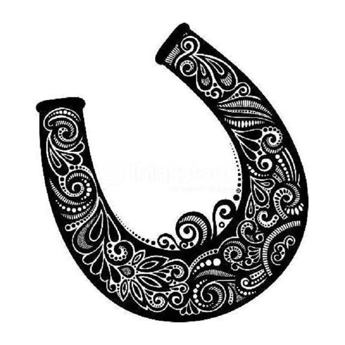 700x700 Detailed Lucky Horse Shoe Graphic Design Vector