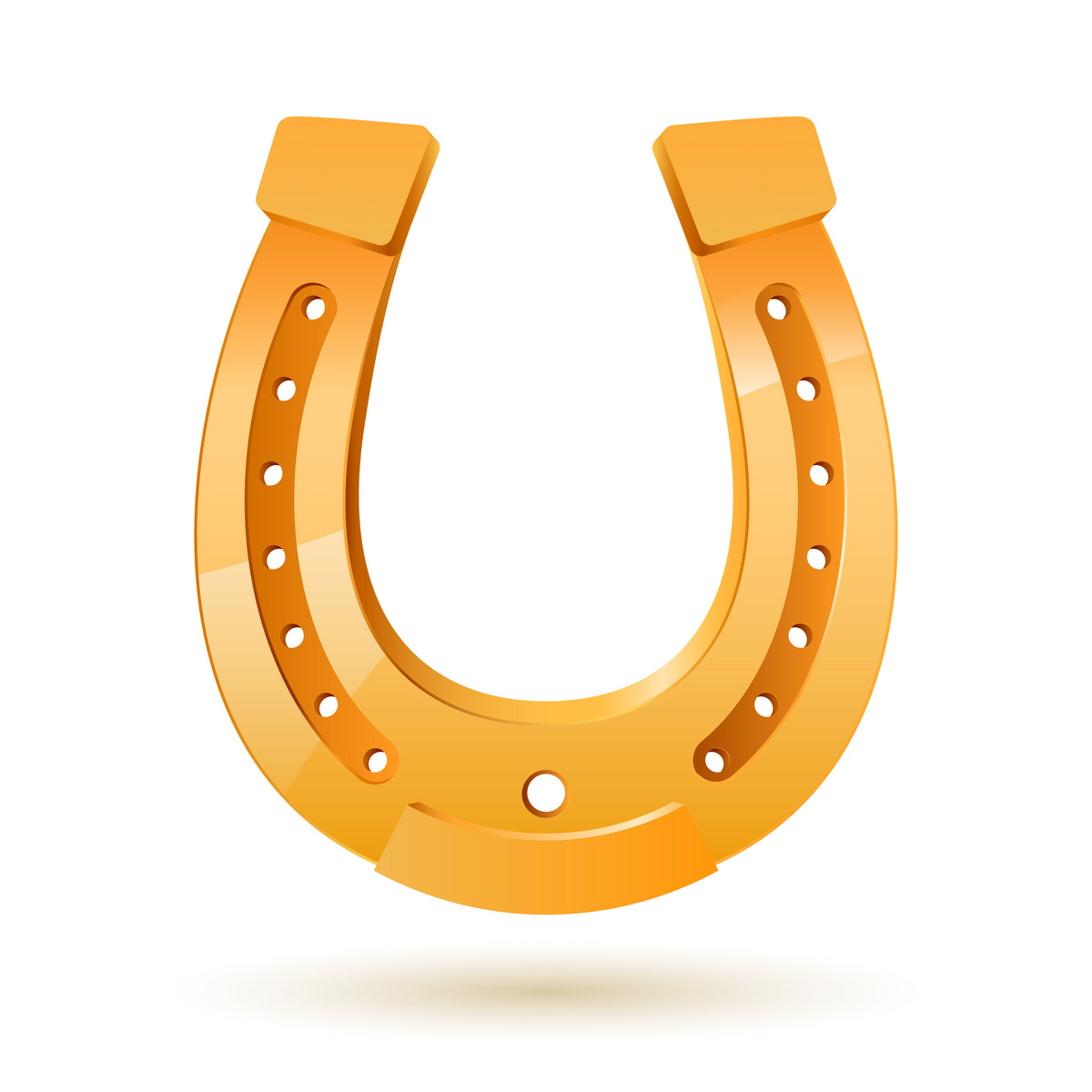 1200x1200 Lucky Golden Horseshoe Vector Image Of Objects Dvarg