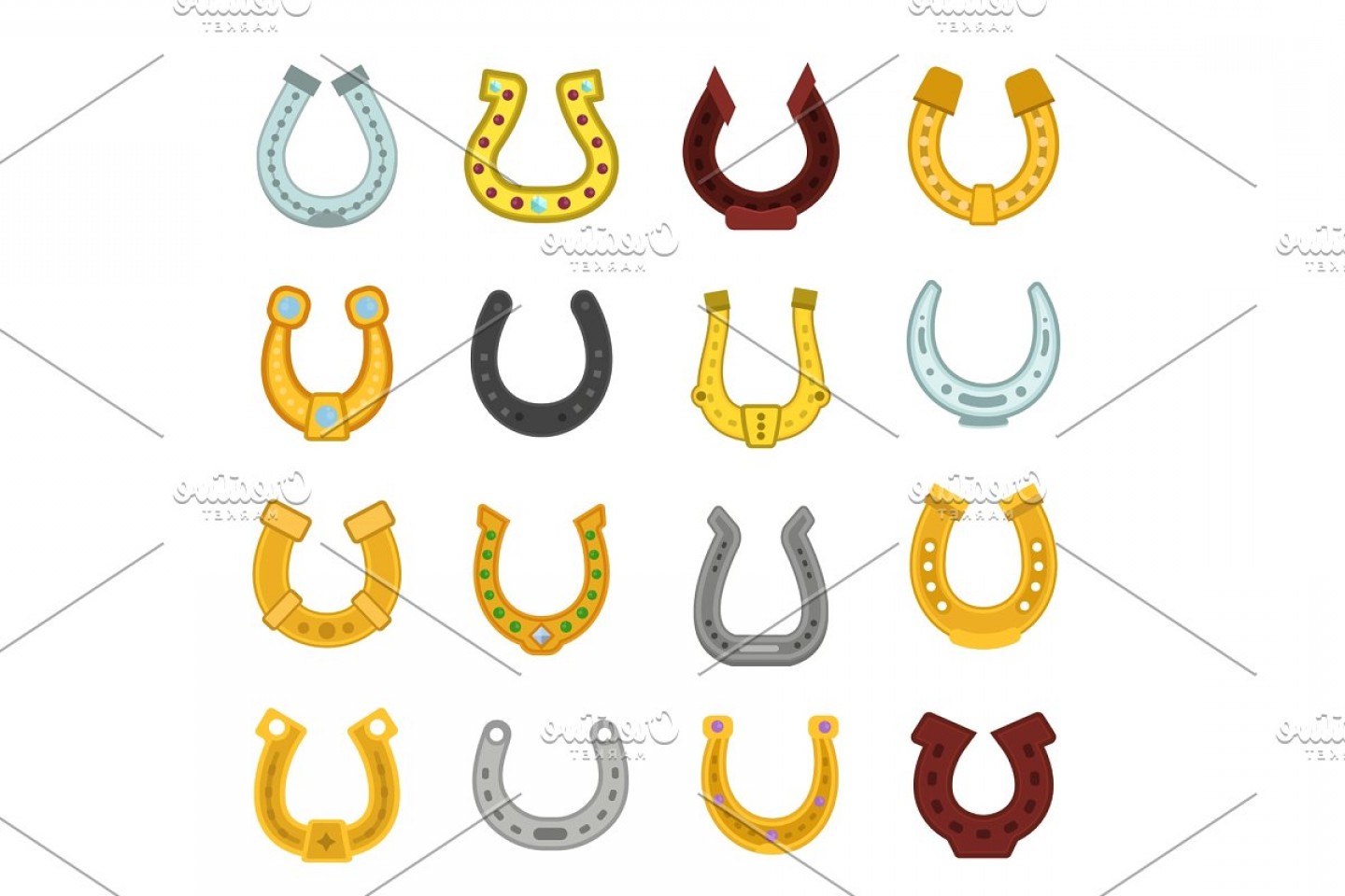 1440x960 Double Horseshoes Vector Art Hoodamathrun