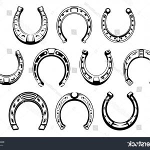300x300 Stock Illustration Horseshoe Icon Illustration Isolated Vector