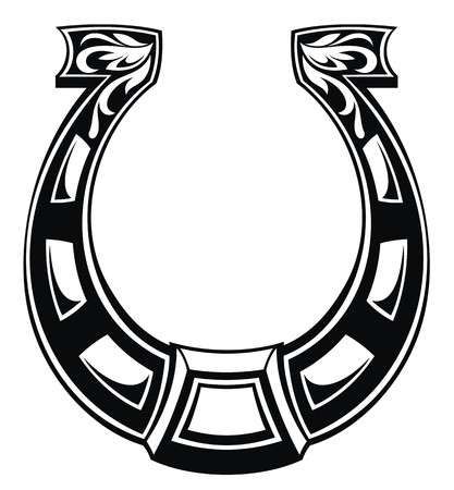 417x450 Stock Vector My Style Drawings, Lucky Symbols, Horseshoe Art