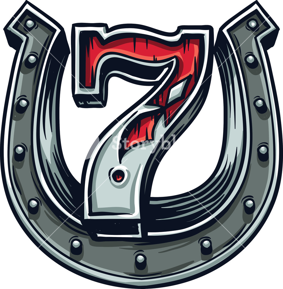 980x1000 Vector Lucky Horseshoe Royalty Free Stock Image