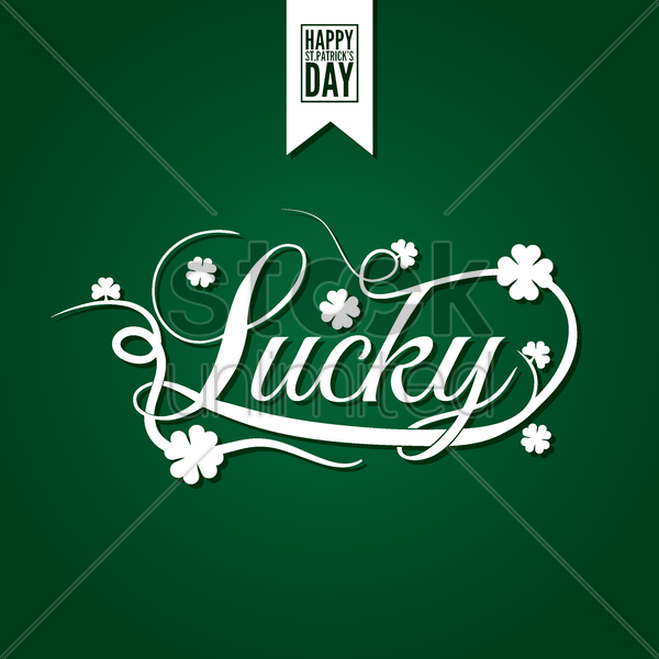 600x600 Happy St Patricks Day With Lucky Vector Image