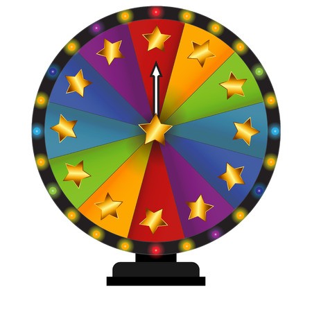 450x450 Wheel Of Fortune, Lucky Vector Illustration Royalty Free Vector