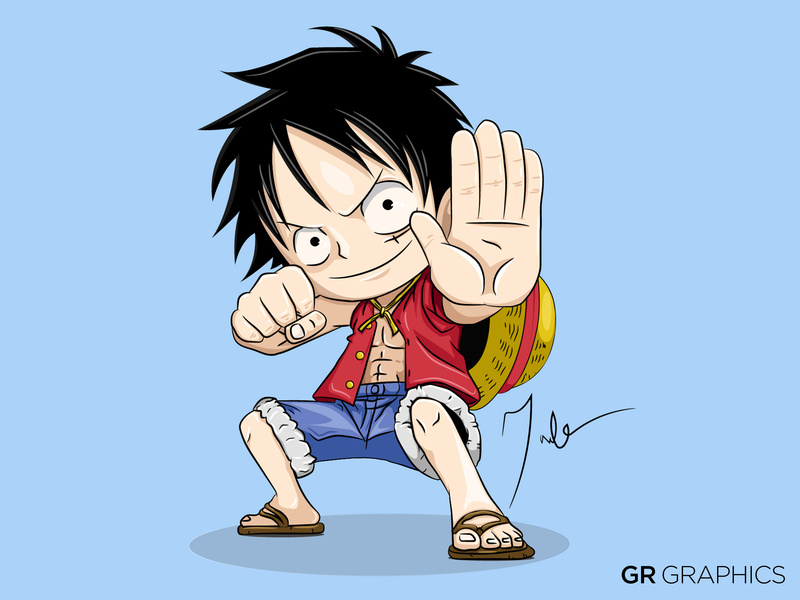 Monkey D Luffy Detailed Vector 800x600 Monkey D Luffy Detailed Vector