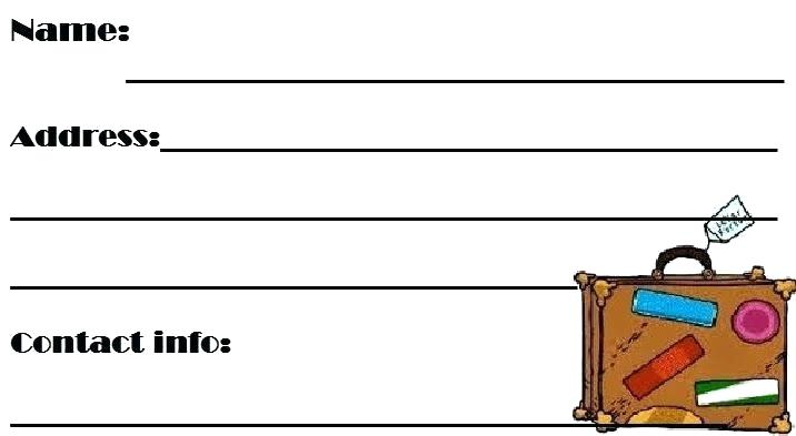 716x393 Travel Bag Tag Template Vintage Luggage Tags Labels Vector Set