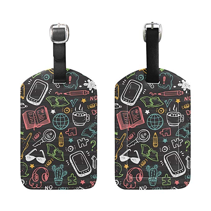 679x679 Travel Luggage Tag Vector Doodle Business Items Pu