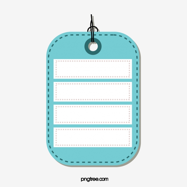 640x640 Blue Fresh Leather Luggage Tag, Information, Soft Pale, Brand Png