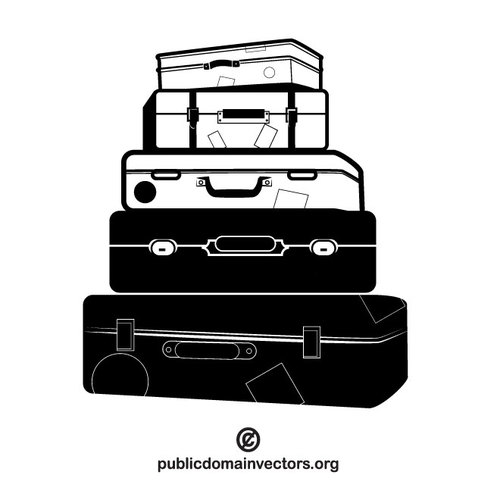 Luggage Vector Graphics 500x500 Luggage Vector Graphics