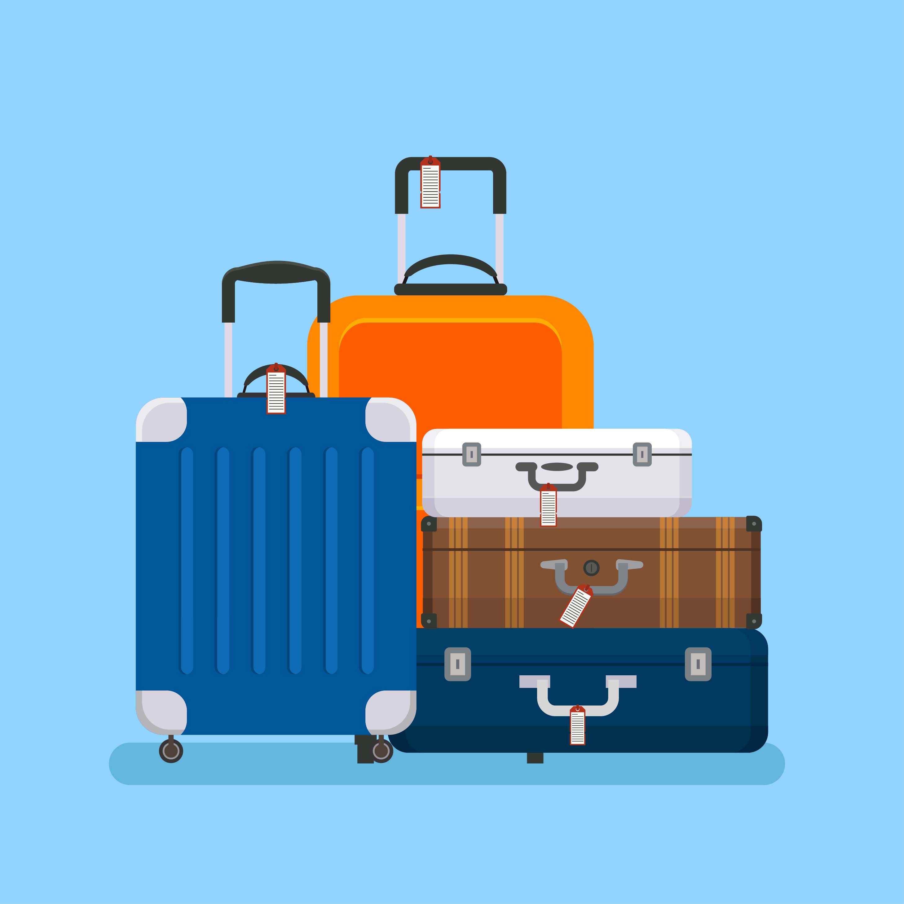 Baggage Free Vector Art 2917x2917 Baggage Free Vector Art