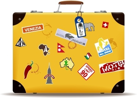 439x314 Suitcase Free Vector Download