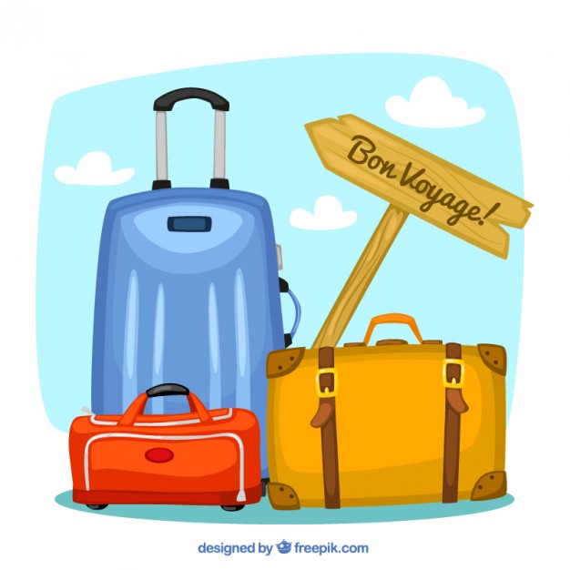 Travel Luggage Vector Free Download 626x626 Travel Luggage Vector Free Download