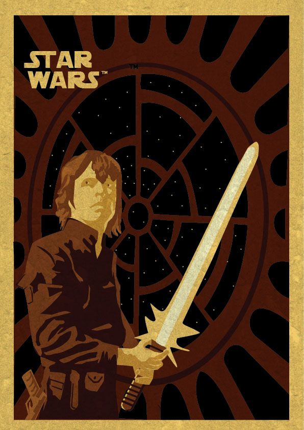 596x842 Luke Skywalker Vector
