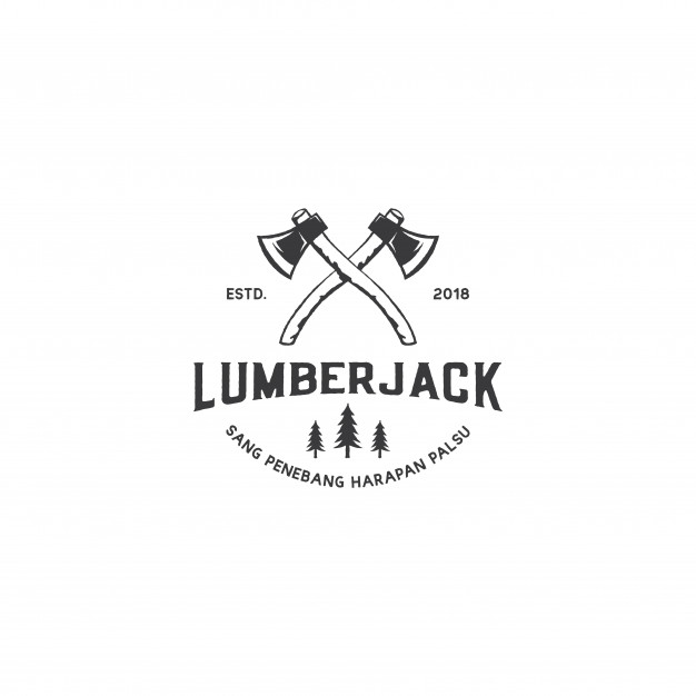 626x626 Vintage Axe Logo For Lumberjack Or Woodwork Logo Design Vector