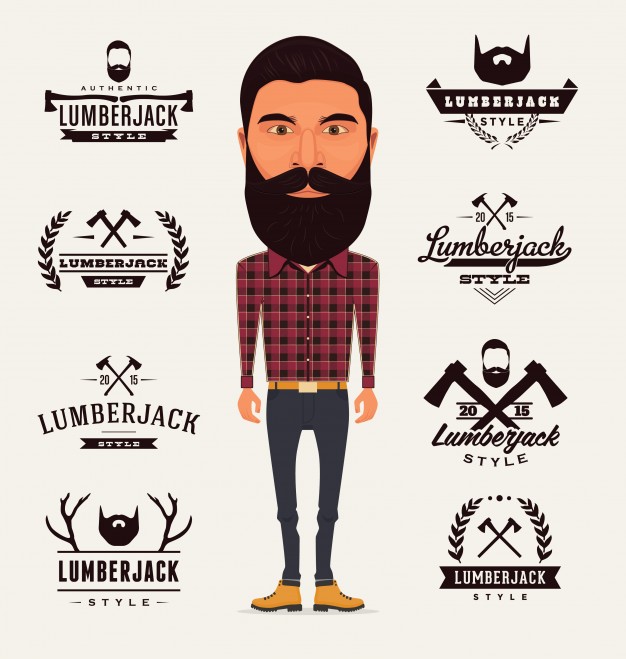626x659 Logos, Lumberjack Vector Free Download