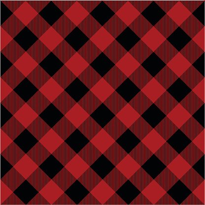 416x416 Lumberjack Plaid Pattern Vector Illustration Premium Clipart