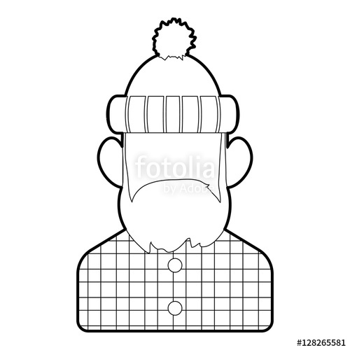 500x500 Lumberjack Icon Outline Illustration Of Lumberjack Vector Icon